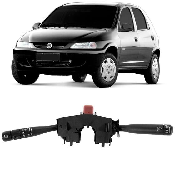 Chave Seta Chevrolet Celta 2001 a 2006 Farol Alto e Baixo Pisca Alerta Ospina 042194 Menor preço em Chave Seta Chevrolet Celta 2001 a 2006 Farol Alto e Baixo Pisca Alerta Ospina 042194