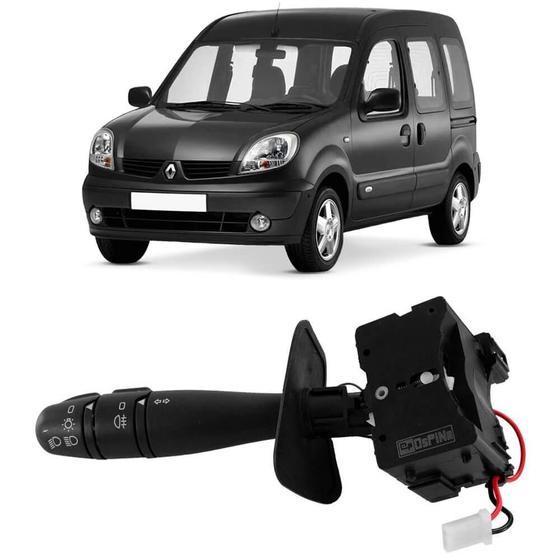 Imagem de Chave Seta Kangoo Megane Scenic 2000 a 2007 Farol Alto Baixo 042202 Ospina