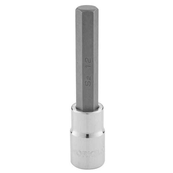 Imagem de Chave soquete longa 1/2" hexagonal 14mm worker