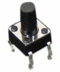 Imagem de Chave Táctil 6x6x11mm 4 Terminais 180º