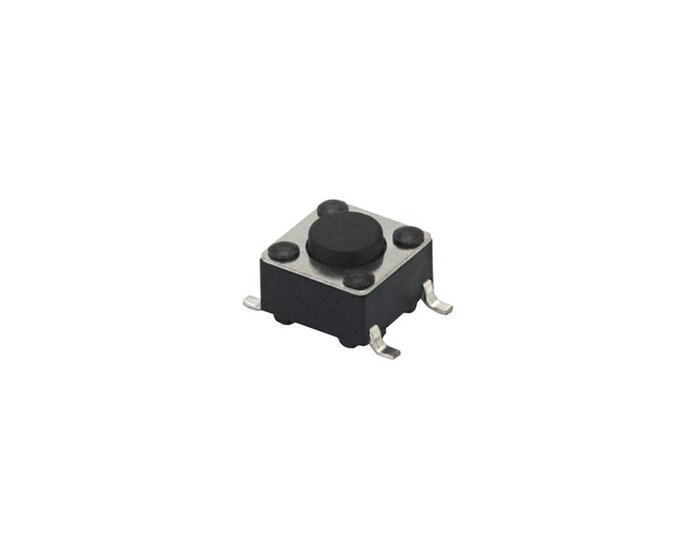 Imagem de Chave Táctil SMD com 4 Terminais 6x6x4,3mm 180º - KFC-A06