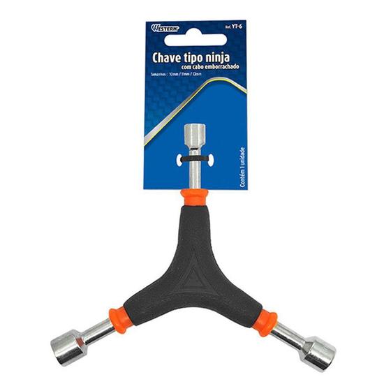 Imagem de Chave Tipo Ninja Com Cabo Emborrachado 10 / 11 / 13mm - Oem