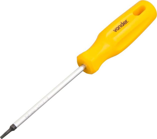 Imagem de Chave torx t-9 com cabo reto cromo vanádio - Vonder