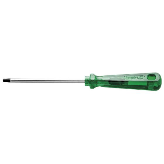 Imagem de Chave trafix t30, com cabo, haste em aco cromo vanadio, cabo injetado em pvc verde - 44350030 - tramontina