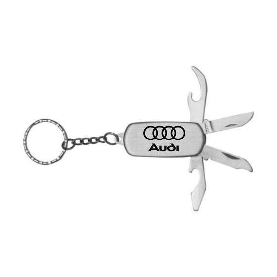 Imagem de Chaveiro 4 Funções de Metal Para Audi A3 A5 RS4 SQ5 Luxo T