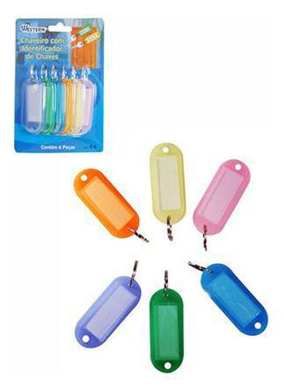 Chaveiro Com Identificador De Chaves Oval Colors Kit Com 6 P - Oem Menor preço em Chaveiro Com Identificador De Chaves Oval Colors Kit Com 6 P - Oem