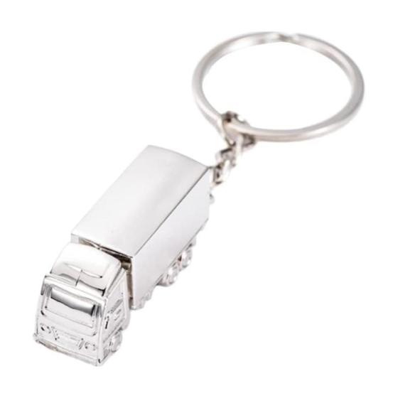 Imagem de Chaveiro De Metal Brilhante Em Formato De Caminhão De Luxo