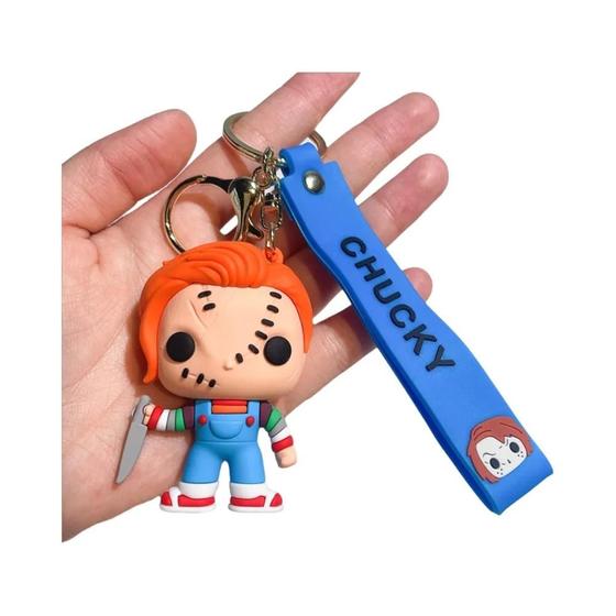 Imagem de Chaveiro de PVC Chucky - Brinquedo de Halloween para Bebê