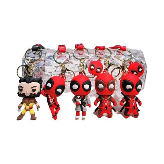 Imagem de Chaveiro Deadpool e Wolverine - Figura de Brinquedo Colecionável