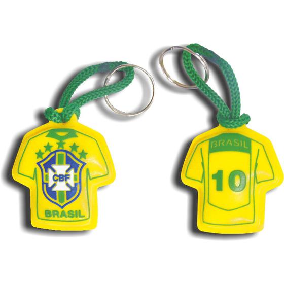 Imagem de Chaveiro do Brasil Camisa Emborrac. Curto Sortido