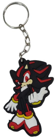 Imagem de Chaveiro Emborrachado Sonic The Hedgehog Shadow presente geek - CH-SXF-SHADOW