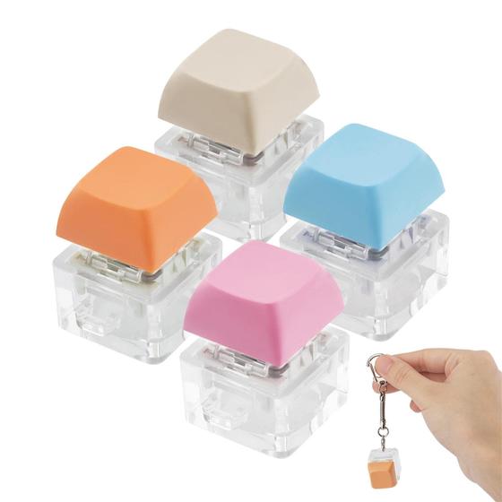 Imagem de Chaveiro Fidget KINBOM - Kit com 4 Peças e Mosquetão