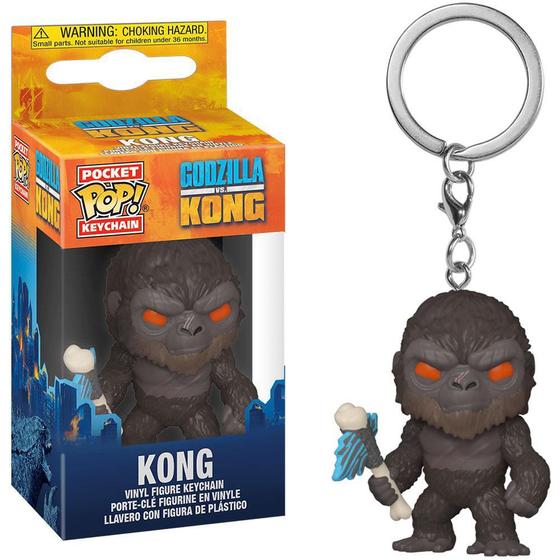 Imagem de Chaveiro Funko Pocket Pop Keychain Godzilla vs Kong Kong