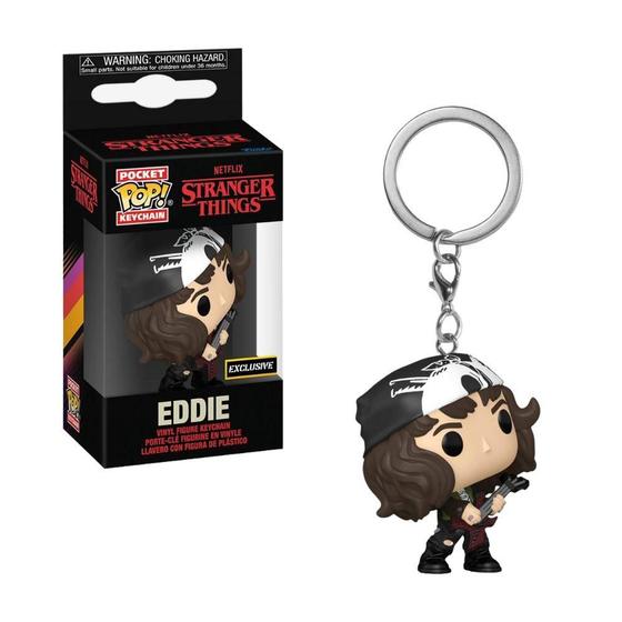 Imagem de Chaveiro Funko Pocket Pop Stranger Things Eddie Exclusive