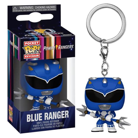 Imagem de Chaveiro Funko Pop Power Rangers Blue Ranger