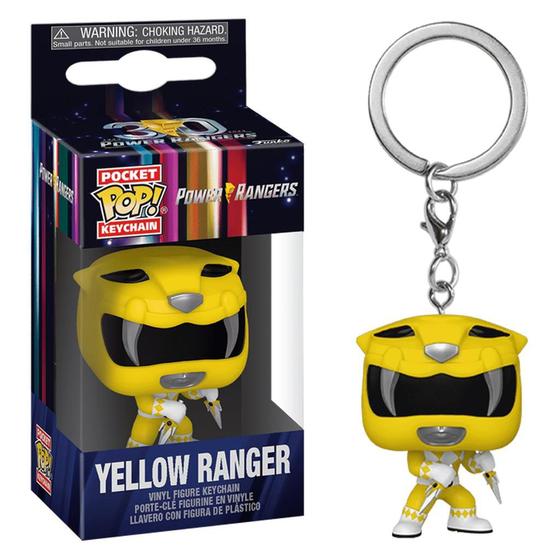 Imagem de Chaveiro Funko Pop Power Rangers Yellow Ranger