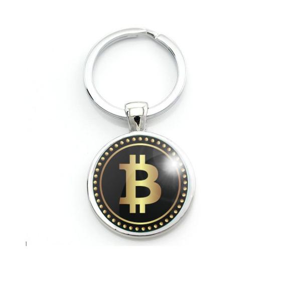 Imagem de Chaveiro Imagem da Criptomoeda Bitcoin