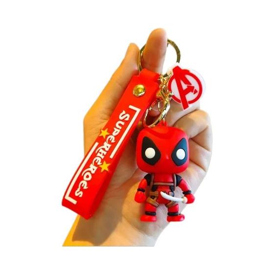 Imagem de Chaveiro Kawaii Homem-Aranha - Figura de Ação para Mochila ou Bolsa Infantil