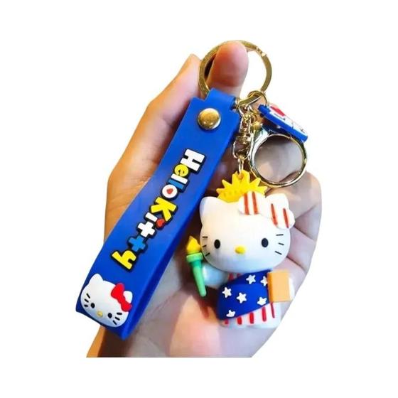 Imagem de Chaveiro Kawaii Sanrio - Hello Kitty e Cinnamoroll - Pingente para Mochila