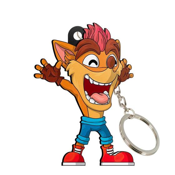 Imagem de Chaveiro MDF Crash Bandicoot Woah Crash