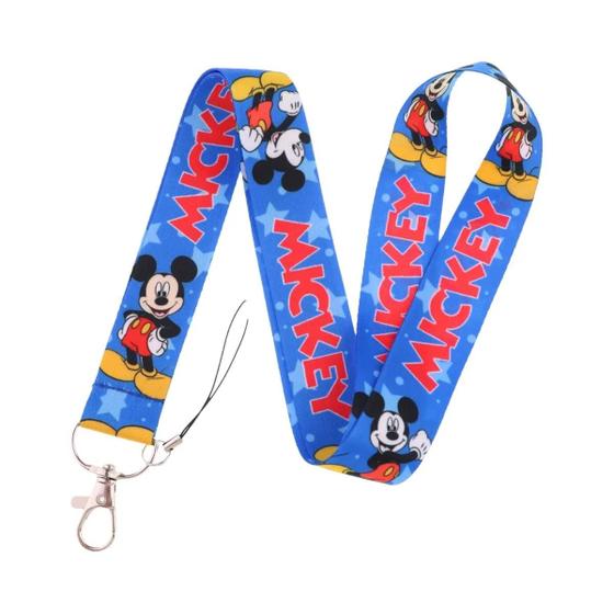 Imagem de Chaveiro Mickey e Minnie - Porta-Cartão, Crachá e Celular com Cordão