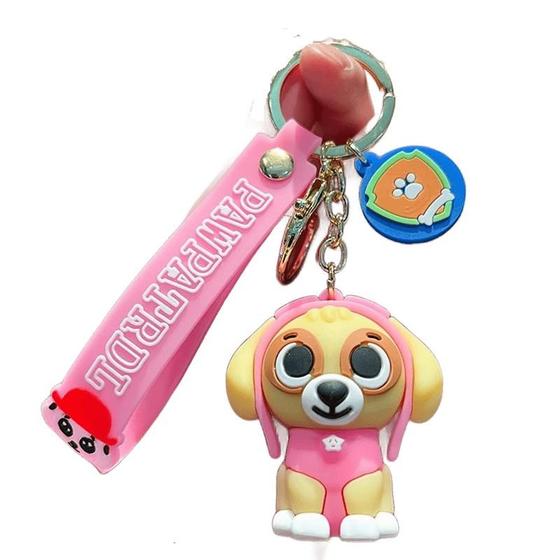 Imagem de Chaveiro Patrulha Canina Silicone Tridimensional 6cm