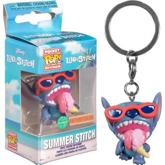 Imagem de Chaveiro pocket pop disney summer stitch