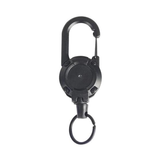 Imagem de Chaveiro Retrátil Automático Anti-Perda com Fivela de Metal para Mochila