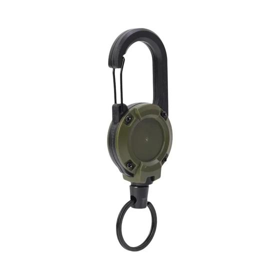 Imagem de Chaveiro Retrátil Resistente com Corda de Aço e Fivela