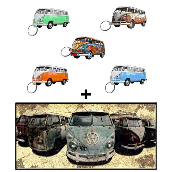 Imagem de Chaveiros 8 Modelos de Kombi em MDF e Placa Decorativa