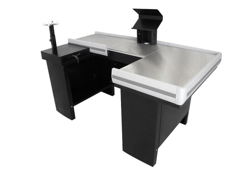 Imagem de Check Out Leve 1,55Mts Preto Bcl15 C/ Kit Automacao C/ Recorte P/ Bal - Innal