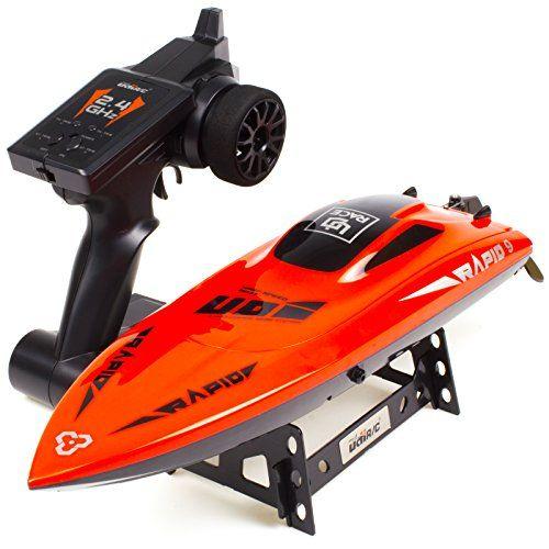 Imagem de Cheerwing UDI 2.4Ghz RC Racing Boat para adultos 30KM/H Barco de controle remoto eletrônico de alta velocidade para crianças