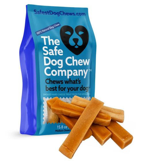 Imagem de Cheese Chews The Safe Dog Chew Company Himalayan Yak Medium