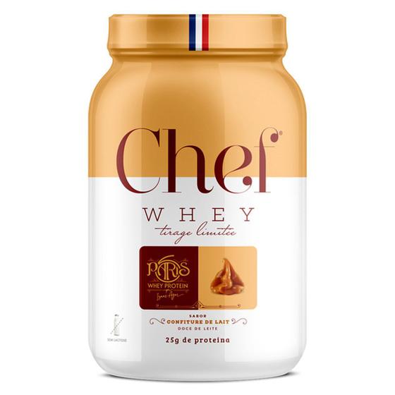 Chef Whey Protein Gourmet Paris 6 Zero Lactose 800g - Chef Whey Menor preço em Chef Whey Protein Gourmet Paris 6 Zero Lactose 800g - Chef Whey