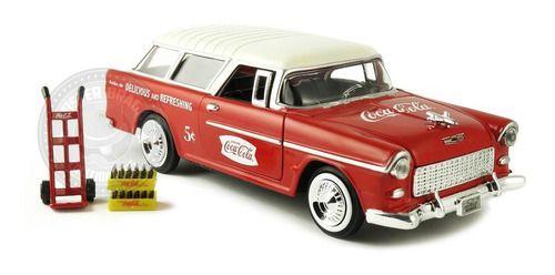 Imagem de Chevrolet Belair Nomad Wagon 1955 Vermelho Coca Cola 1/24