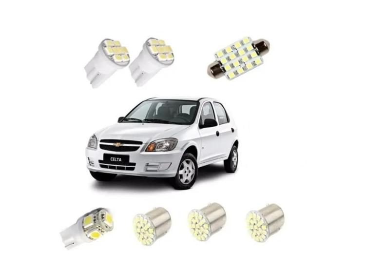 Imagem de Chevrolet Celta Gm Kit Lâmpada Led Prisma Luz Lanterna Teto