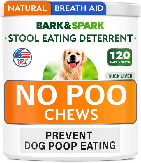 Imagem de Chews BARK & SPARK - Snacks para Cães sem Cocô com Probióticos (120 Unidades)