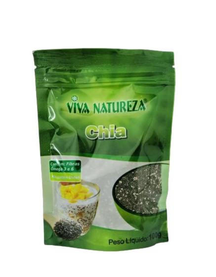 Imagem de Chia em Grãos 100g  Viva Natureza