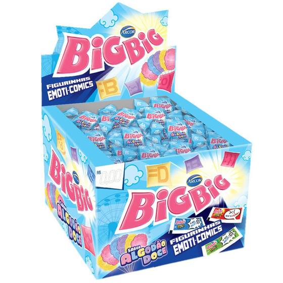 Chiclete Big Big Algodão Doce 350g - Arcor - Chicletes e Gomas ...