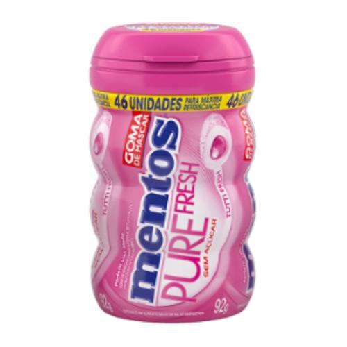 Imagem de Chiclete big mentos garrafa pure fresh 92g vários sabores 