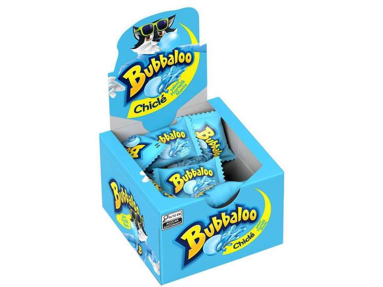 Imagem de Chiclete Bubbaloo Chiclé Menta - Display com 60 Unidades de 5g