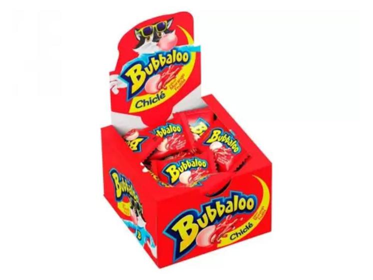 Imagem de Chiclete Bubbaloo Morango C/ 60u 300g
