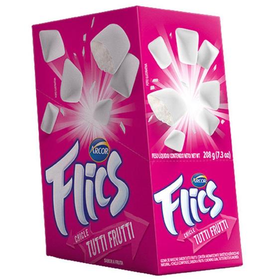 Imagem de Chiclete Flics Tutti Frutti c/12 - Arcor
