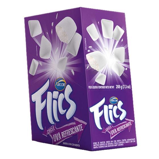 Imagem de Chiclete Flics Uva c/12 - Arcor