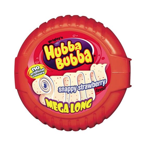 Imagem de Chiclete hubba bubba bubble tape sabor morango 56g