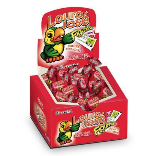Imagem de Chiclete Louro Jose Morango Florestal -140G