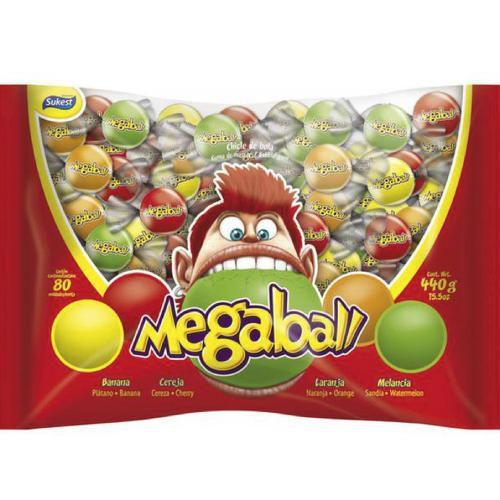 Imagem de Chiclete Megaball Sortido 440G