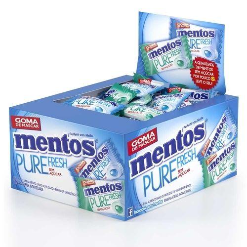 Chiclete Mentos Pure Fresh Zero açucar Sortido 60 peças 90g - Chicletes ...