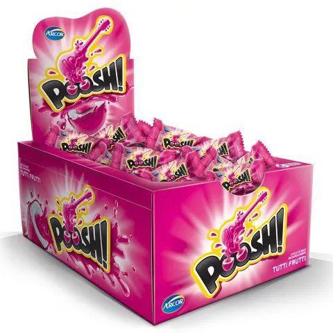 Imagem de Chiclete Poosh Tutti-Frutti C/40 - Arcor