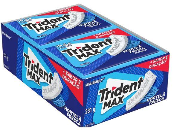 Imagem de Chiclete Trident Max Hortelã